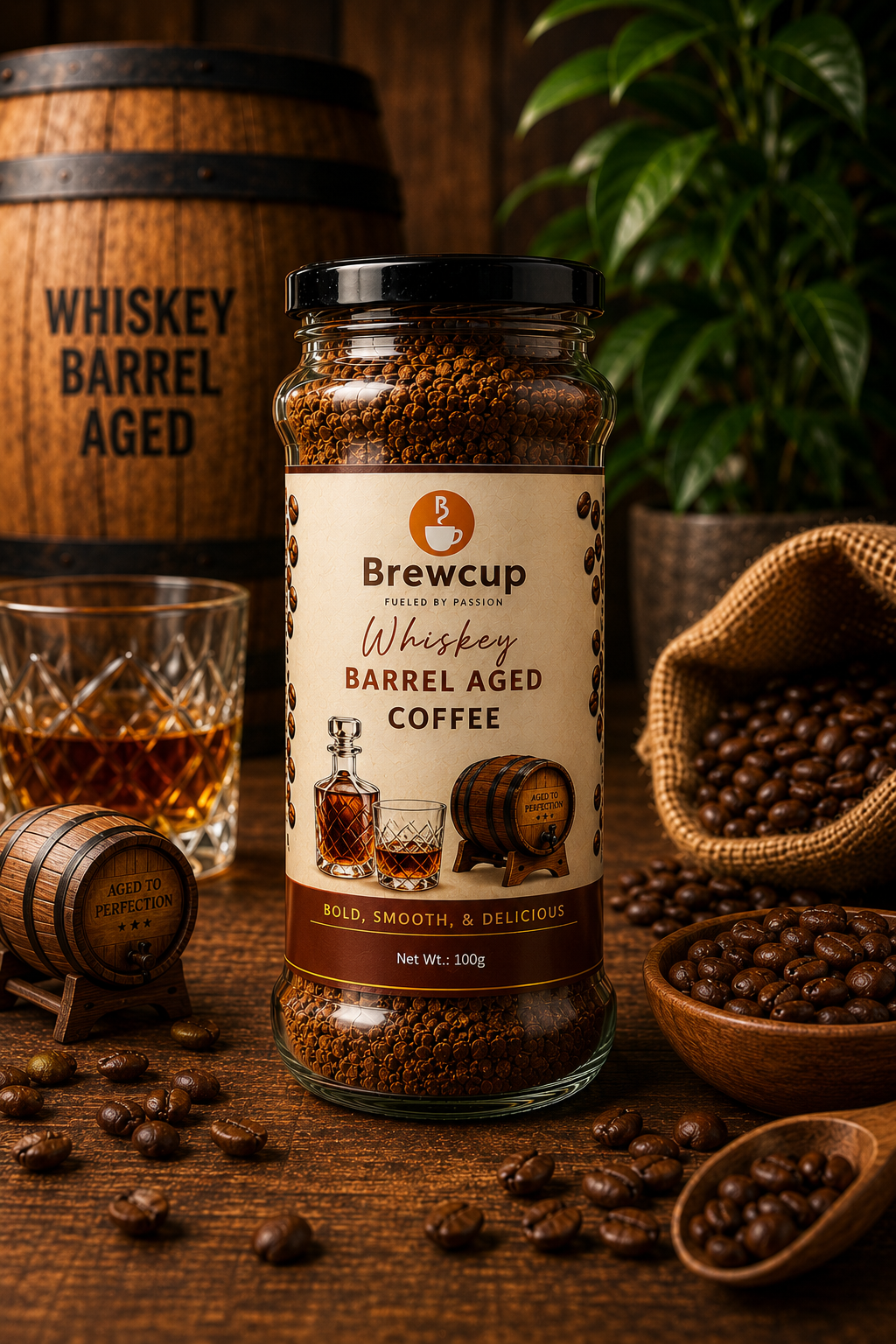 Brewcup Whiskey Barrel Aged Filter Coffee