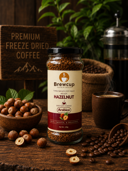 Brewcup Hazelnut Freeze-Dried Coffee 100%