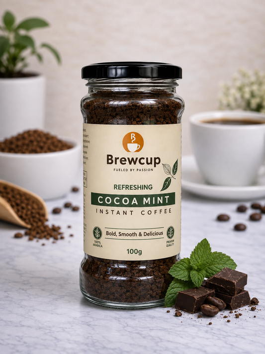 Brewcup Refreshing Cocoa-Mint Instant Coffee