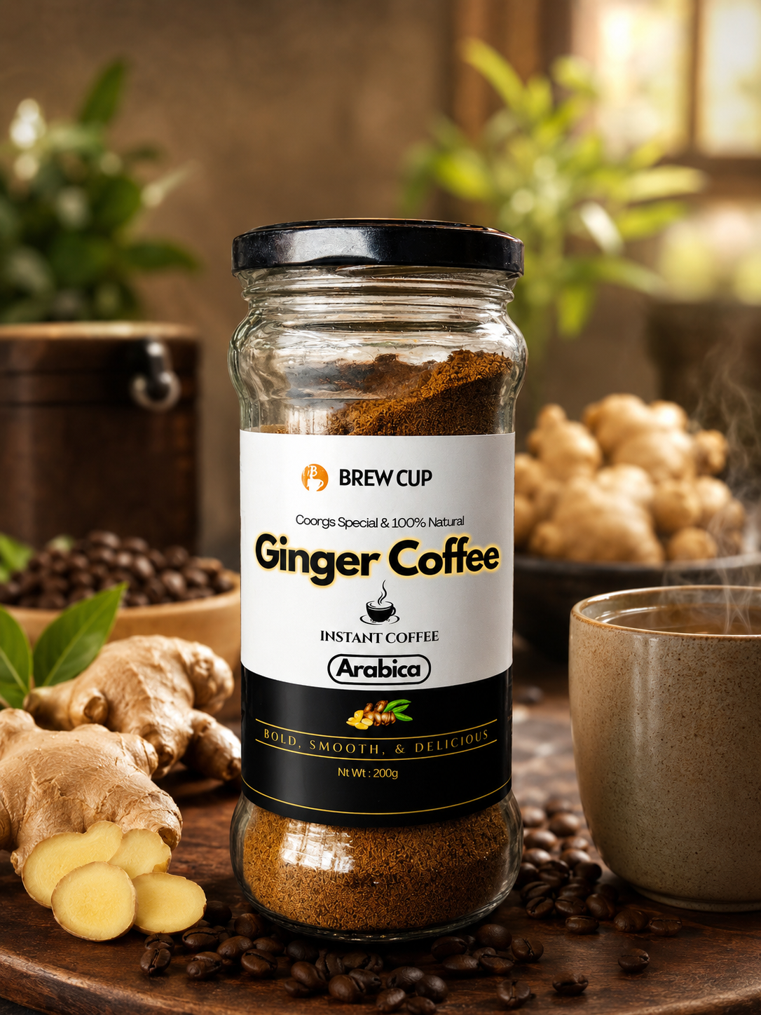 BrewCup Ginger Coffee