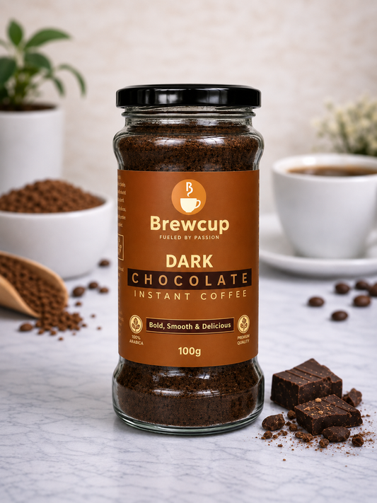 Brewcup Dark-Chocolate Instant Coffee
